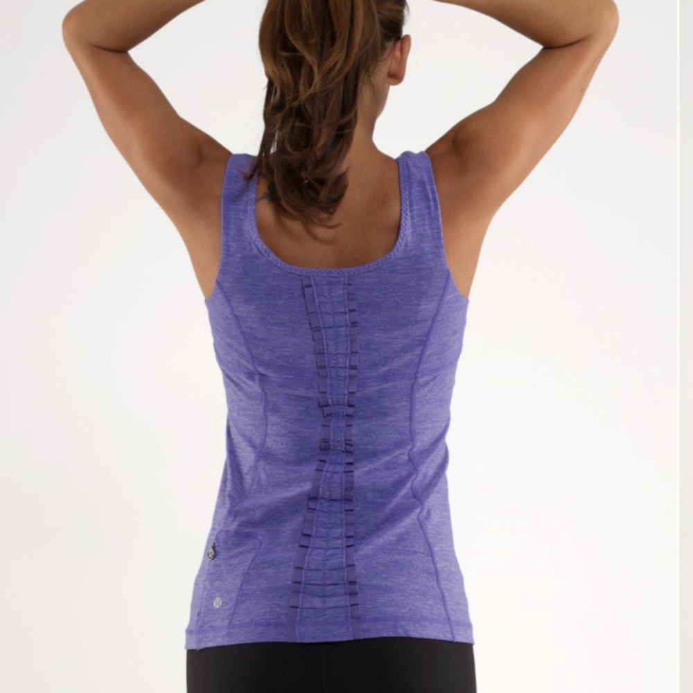 Lululemon Run Free Tank Heathered Persian Purple